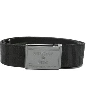 Superdry Logo-Buckle Belt - Black