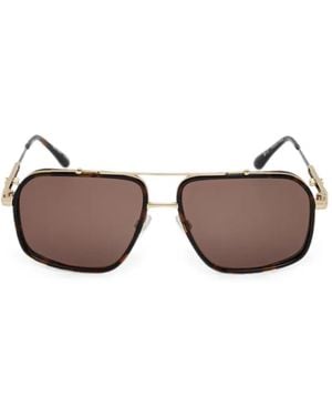 Barbour Pilot-Frame Sunglasses - Brown