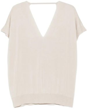 Aspesi V-Neck T-Shirt - White