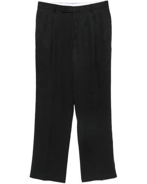 Germano 1952 Pleated Tailored Trousers - Black