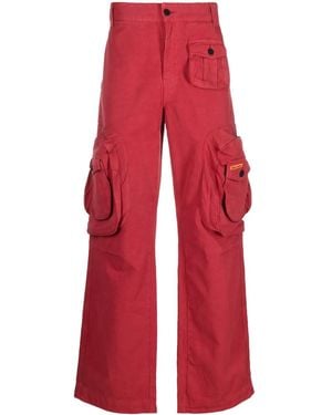 Heron Preston ロゴパッチ カーゴパンツ - レッド