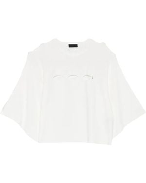 Liu Jo Cutout T-Shirt - White