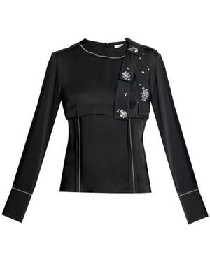 Erdem Embellished Shirt - Black