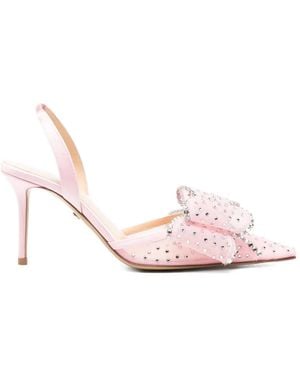 Mach & Mach Le Cadeau Bow-Embellished Pumps - Pink