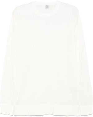 TOTEME Long Sleeve T-Shirt - White