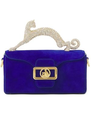 Lanvin Verzierter Animal Chain Tote Bag - Lila
