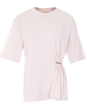 Twinset Logo-Plaque T-Shirt - Pink