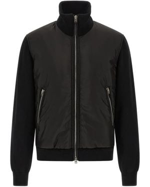 Tom Ford Merino Wool Bomber Jacket - Black