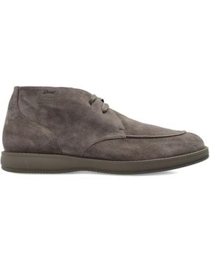 Brioni Lace-Up Boots - Gray