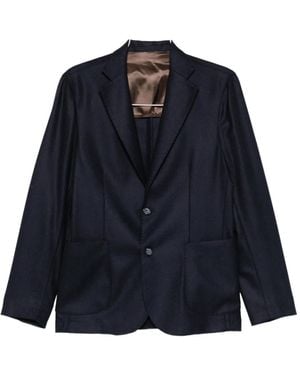 Barba Napoli Single-breasted Blazer - ブルー