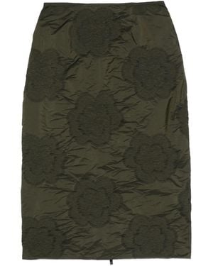 Cecilie Bahnsen Flower-Motif Pencil Skirt - Green
