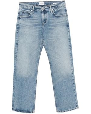 Citizens of Humanity Faye Faded Straight-Leg Jeans - Blue