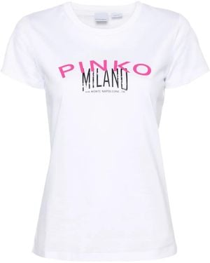 Pinko ロゴ Tシャツ - ホワイト