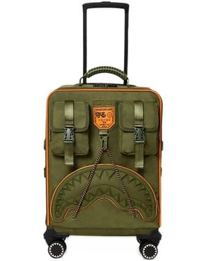 Sprayground Special Ops Shark Squad Carry-On Luggage - Green