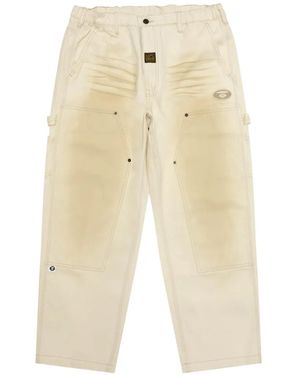 Aape By A Bathing Ape Pantalon À Effet Délavé - White