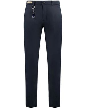 Paul & Shark Pressed-Crease Trousers - Blue