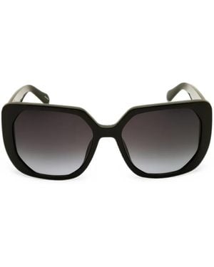 Fossil Oversized-Frame Sunglasses - Black