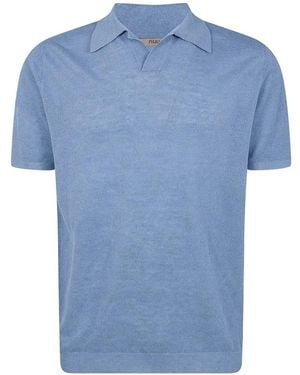 Nuur Camisa Con Cuello De Polo - Azul