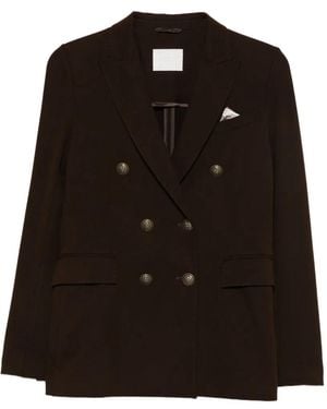 Circolo 1901 Double-Breasted Blazer - Black