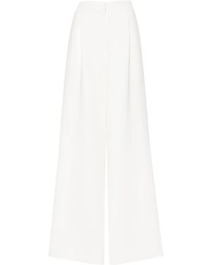 Monot High-Waist Palazzo Trousers - White