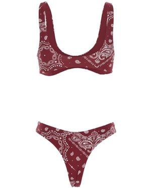 VENUJA Bikini Mit Paisley-Print - Rot