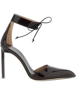 Tom Ford 105mm エナメルレザーパンプス - ブラック