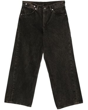 Levi's Twisted Baggy Wide-Leg Jeans - Gray