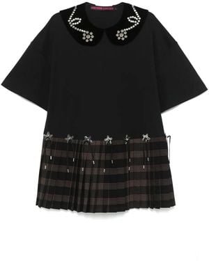 Chopova Lowena Saltos Minikleid - Schwarz