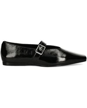Vagabond Shoemakers Wioletta Buckle-Fastening Ballet Flats - Black