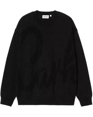 Carhartt W' Perla Embossed Sweater - Black