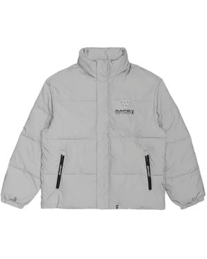 Aape By A Bathing Ape Moonface Patch Padded Jacket - Gray
