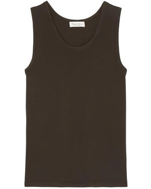 Marc O' Polo Sleeveless Tank Top - Brown