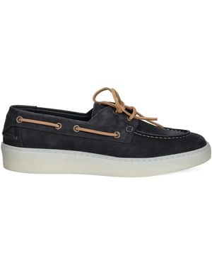 Guess Lace-Up Boat Shoes - Black