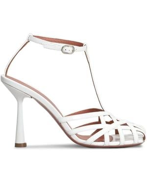 Aldo Castagna Sandales Lidia 100 Mm - Blanc