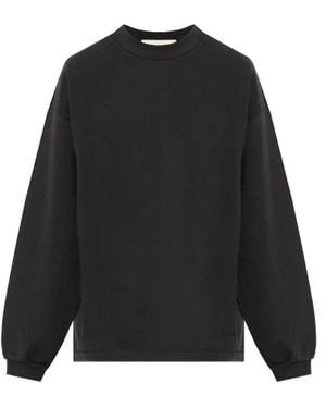 Fear Of God Essentials Logo-Patch Jumper - Black