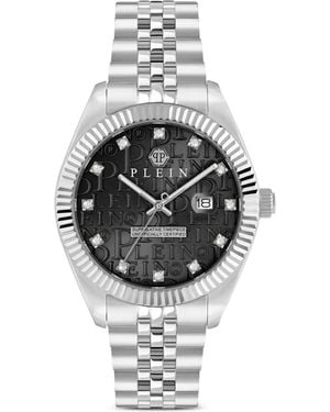 Philipp Plein Date Superlative 41Mm Watch - Grey