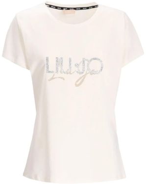 Liu Jo ロゴ Tシャツ - ホワイト