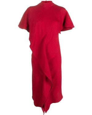 Colville Love Short-Sleeve Midi Dress - Red