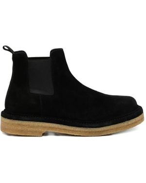 James Perse Suede Chelsea Boots - Black