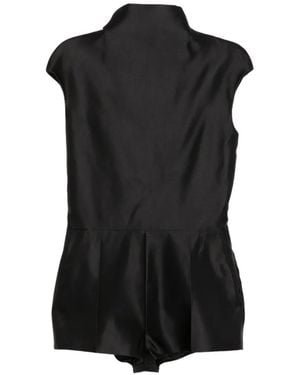 Tom Ford High-Neck Playsuit - Black