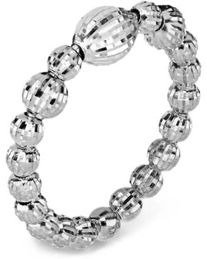 Desmo Anillo Crystal 2 Con Cuentas - Metálico