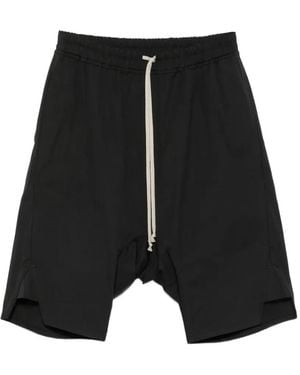 Rick Owens Basket Drawstring Shorts - Black