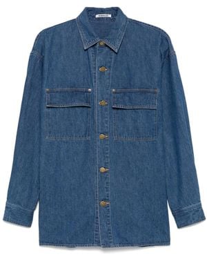 AURALEE Selvedge Shirt - Blue