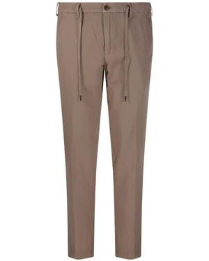 Myths Drawstring Pants - Brown