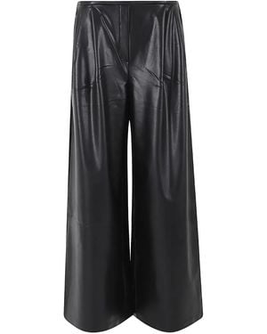 Norma Kamali Pantalon À Taille Élastiquée - Noir