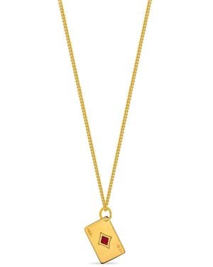True Rocks Ace Of Diamonds Earring - Metallic