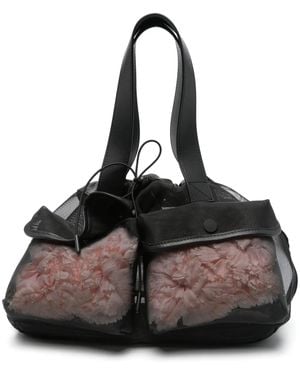Simone Rocha Borsa Tote A Rete - Nero