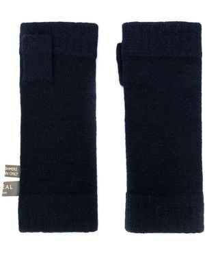 N.Peal Cashmere Guantes Sin Dedos De Cashmere - Azul