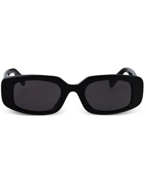 BVLGARI Tubogas Rectangle Sunglasses - Black