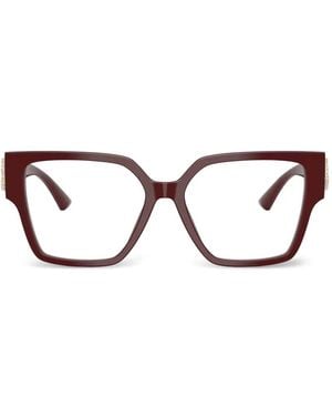 Jimmy Choo Square-Frame Glasses - Red